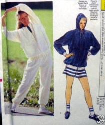 8582 VOGUE STRETCH ZIP JACKET HOOD OR NOT, BOTTOMS PATTERN 8,12